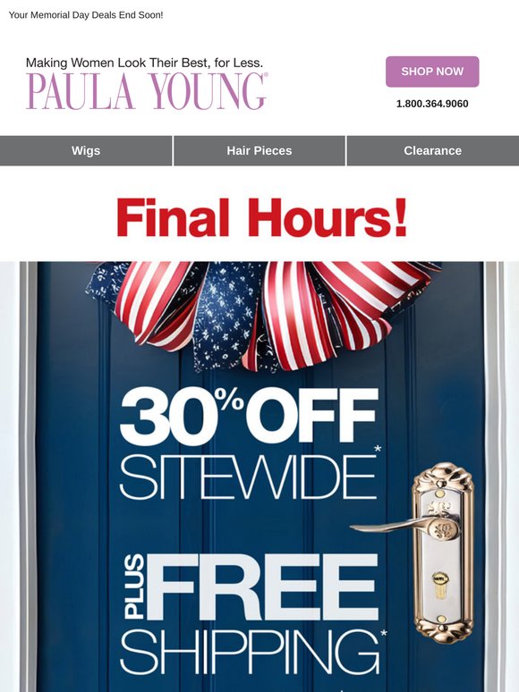 30% OFF + FREE Shipping – Last Chance!