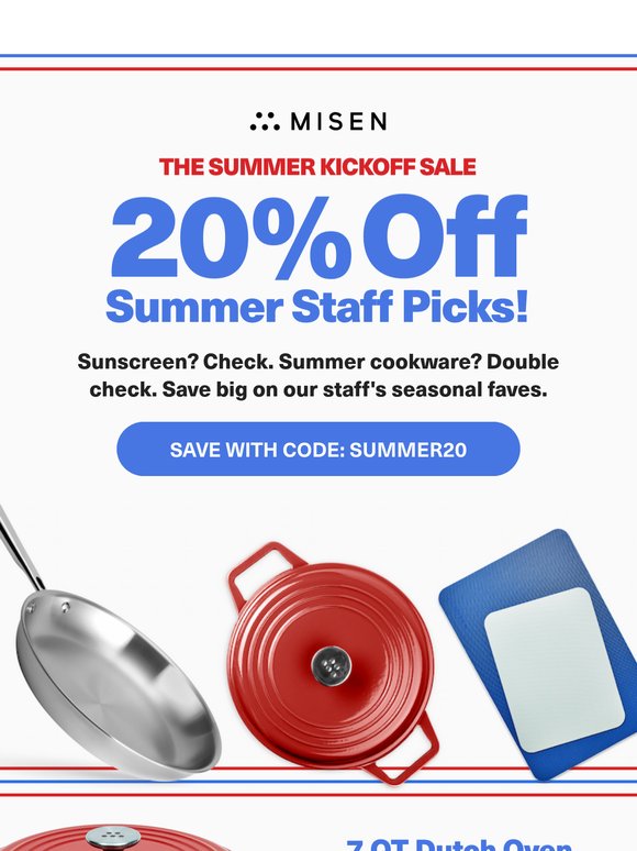 Staff Summer Picks - 20% Off