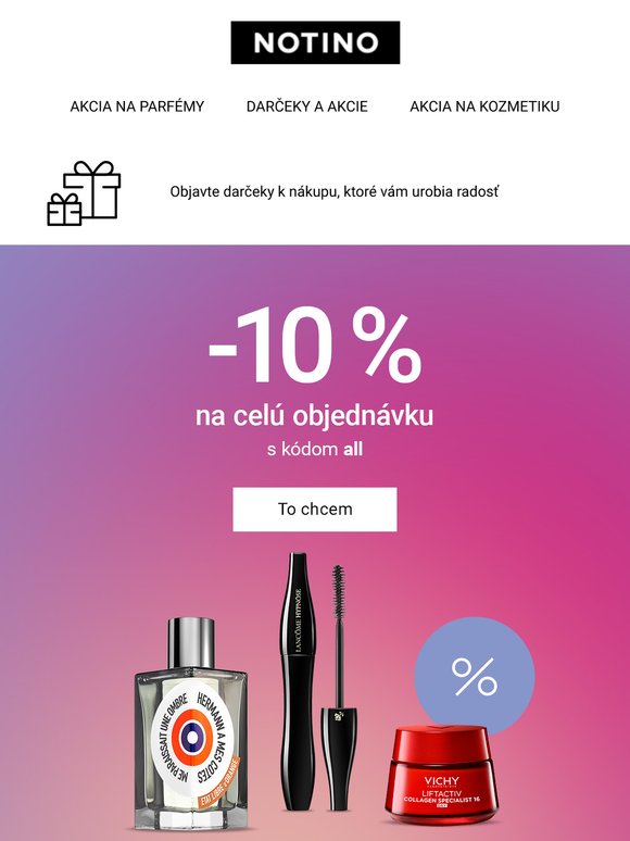 Povedal niekto „10 % zľava na celý nákup“? 🛍️