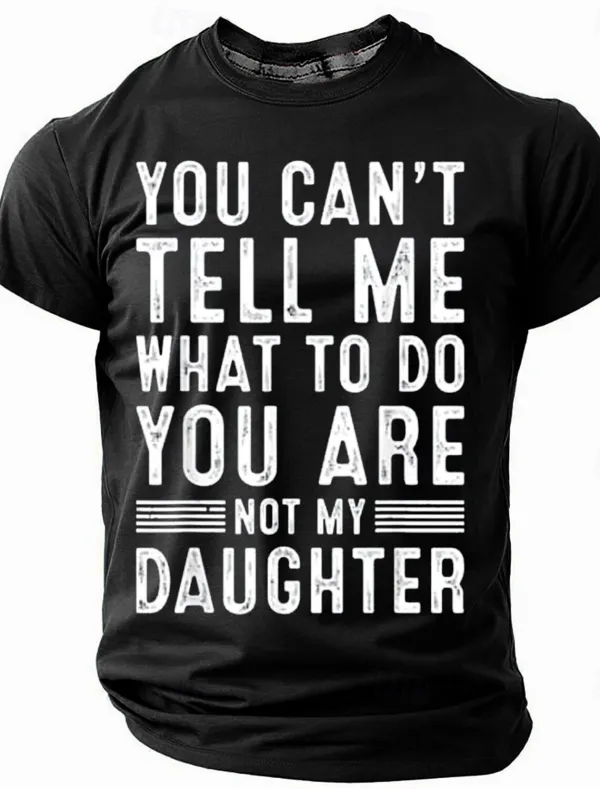 Image of Men's Father's Day Funny Slang Short Sleeve T-shirt