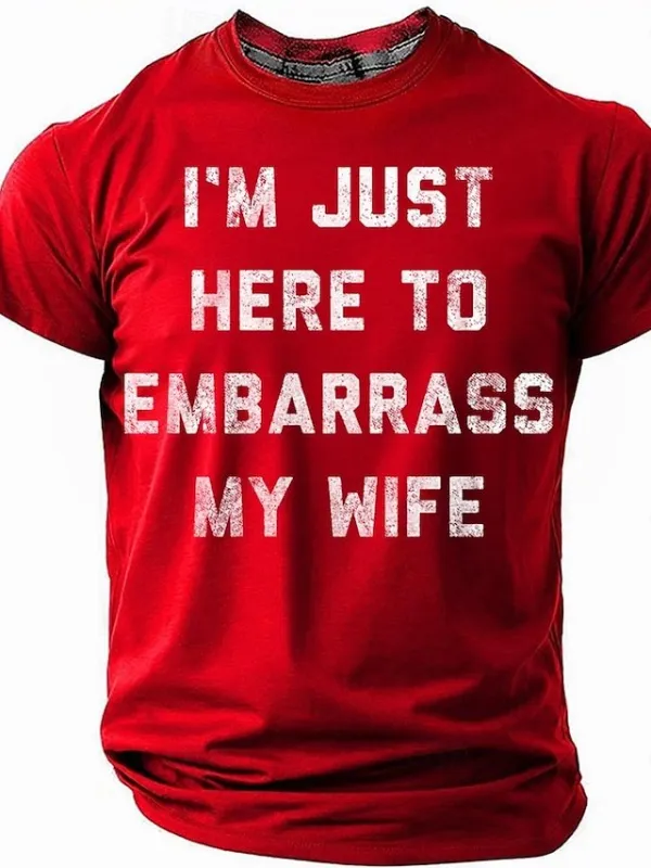 Image of Men's Sarcastic Funny Slang Short Sleeve T-shirt