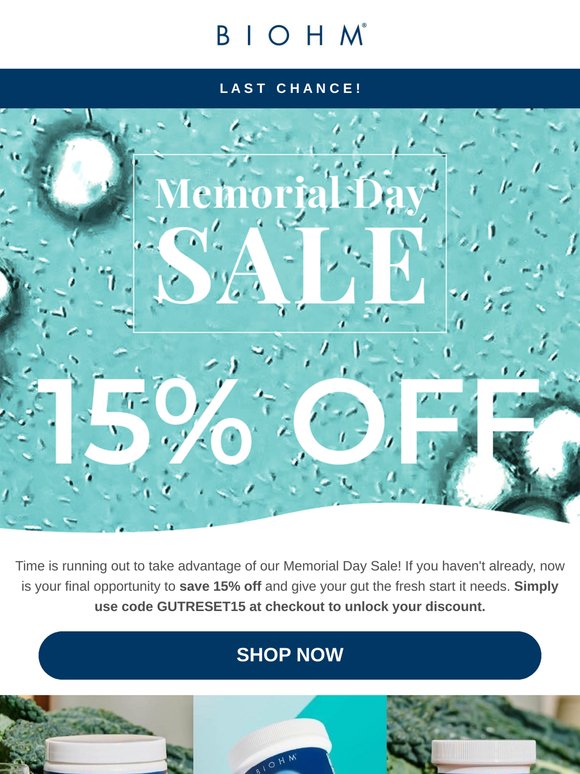 Last Chance: 15% Off!