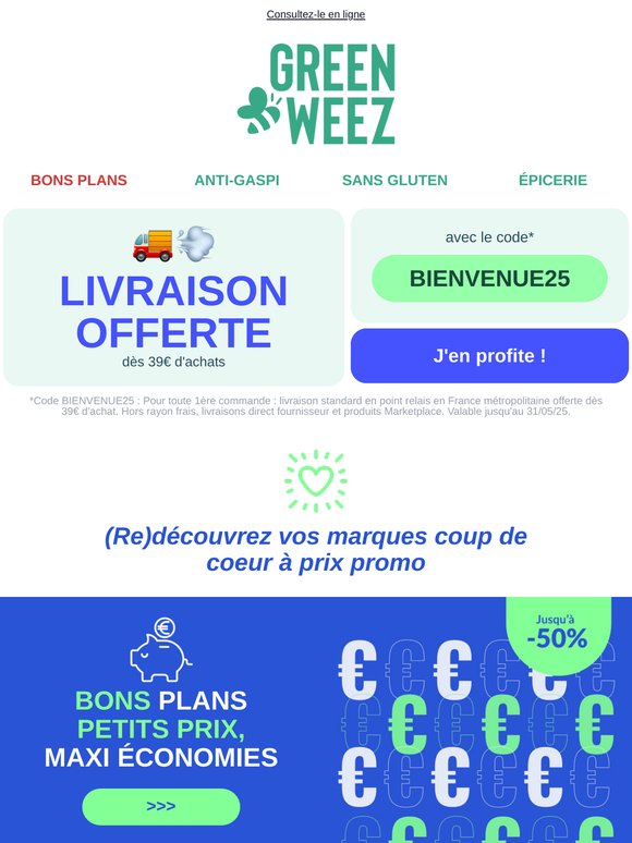 🎁 La livraison, c’est cadeau !