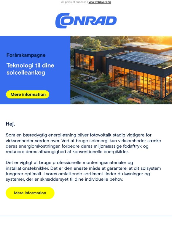 Teknologi til dine solcelleanlæg