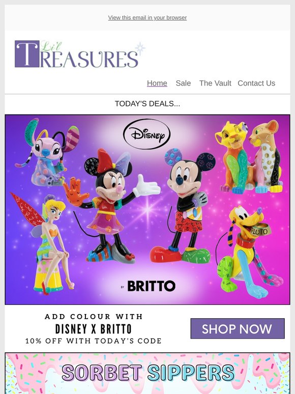 On Sale Tonight 💜 Disney by Britto | Splosh | Slumbies | Jekca