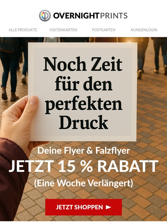 Noch unentschlossen? Dein 15 % Rabatt wartet noch