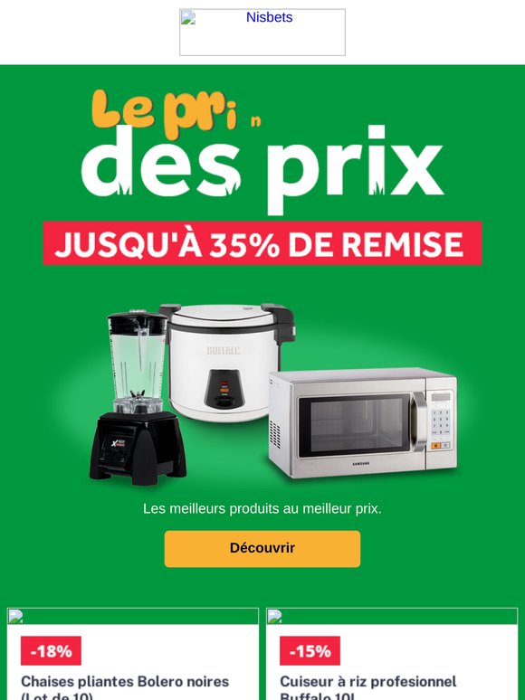 Se termine bientôt! Jusqu'à 35% de remise