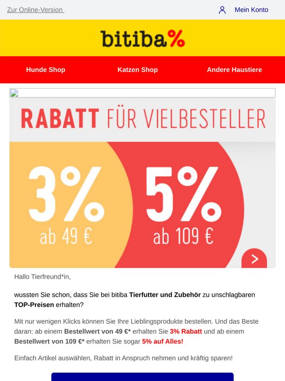 📣 Bis 5% Rabatt auf Alles!