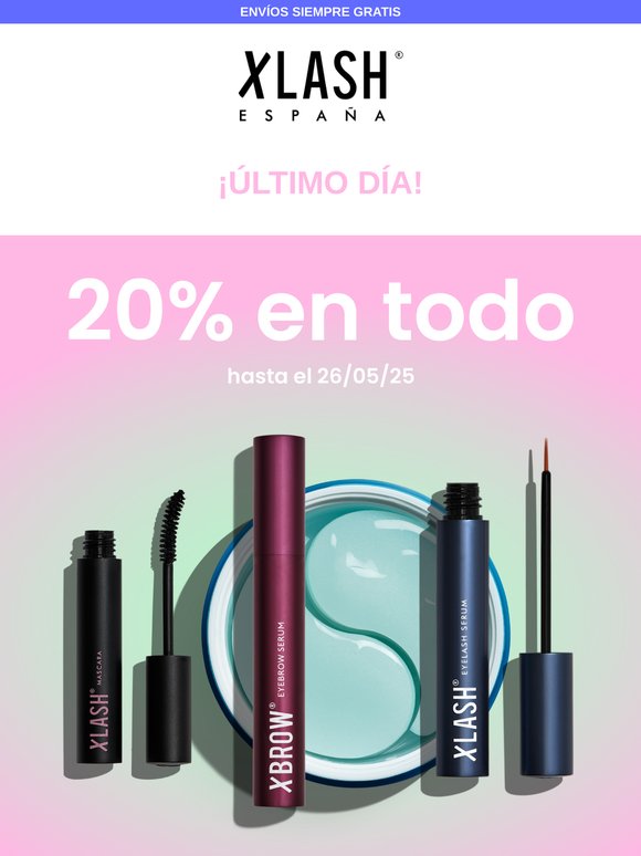 ¡ÚLTIMO DÍA! 20% DTO en TODO 🌸💘✨ *Hasta las 23:59h.