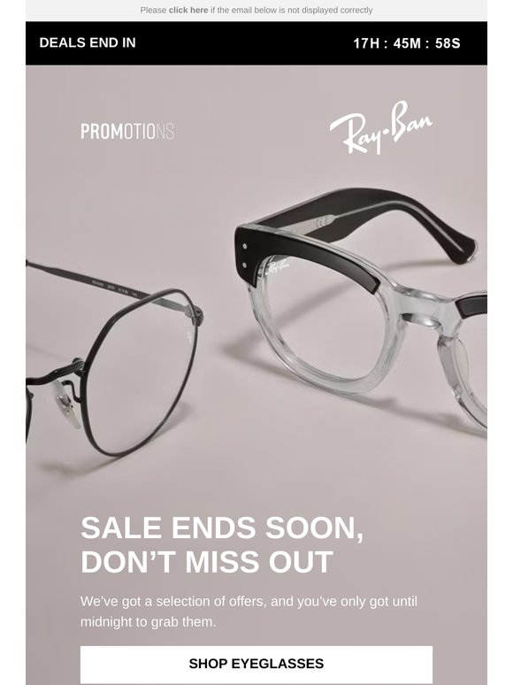Our Deals End Today