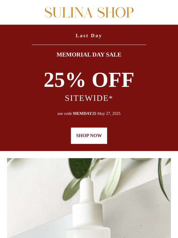 25% off Everything