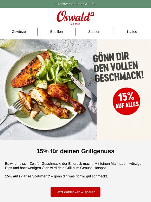 Deine 15% warten noch!