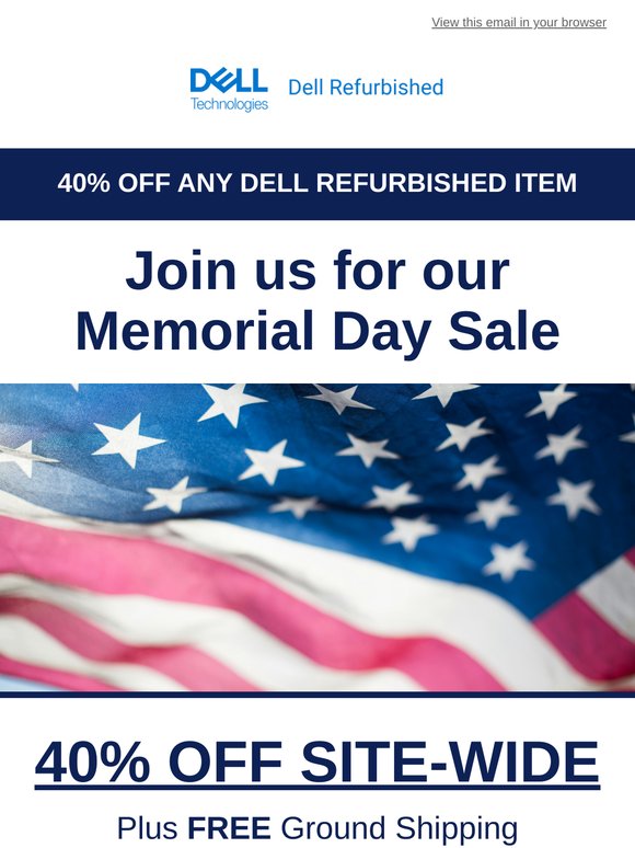 🇺🇸 Dell Refurbished Memorial Day Sale