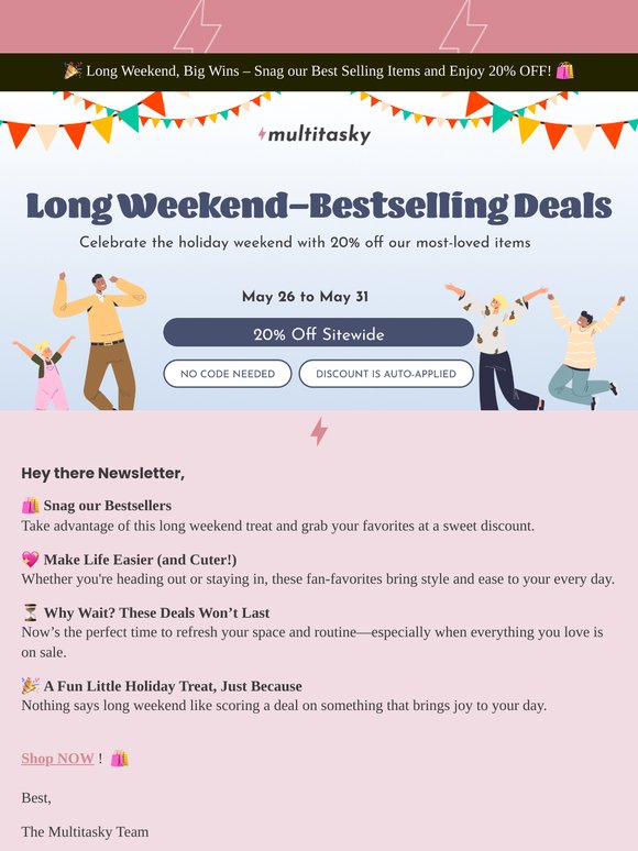🎉 Memorial Day Deals You’ll Love!