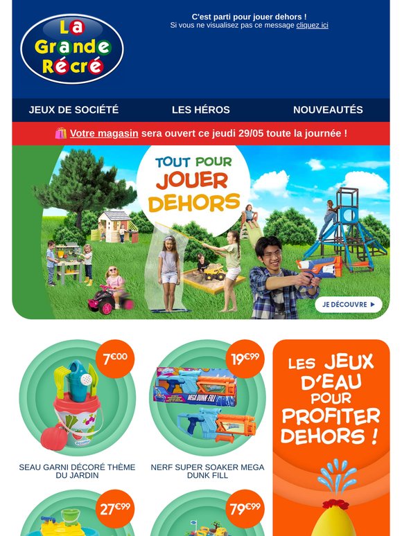 ☀️ Tout pour jouer dehors !