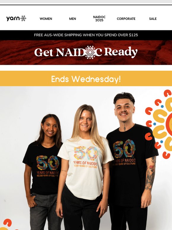 2 for $40 NAIDOC Tees - 48 Hours Only🛍️