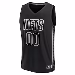  Fanatics Black  Custom Fast Break Jersey ...
