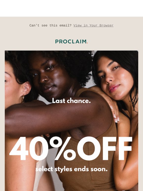 Farewell sale: 40% off while it lasts