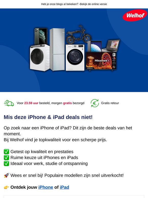 Bekijk de beste iPhone & iPad deals van dit moment!