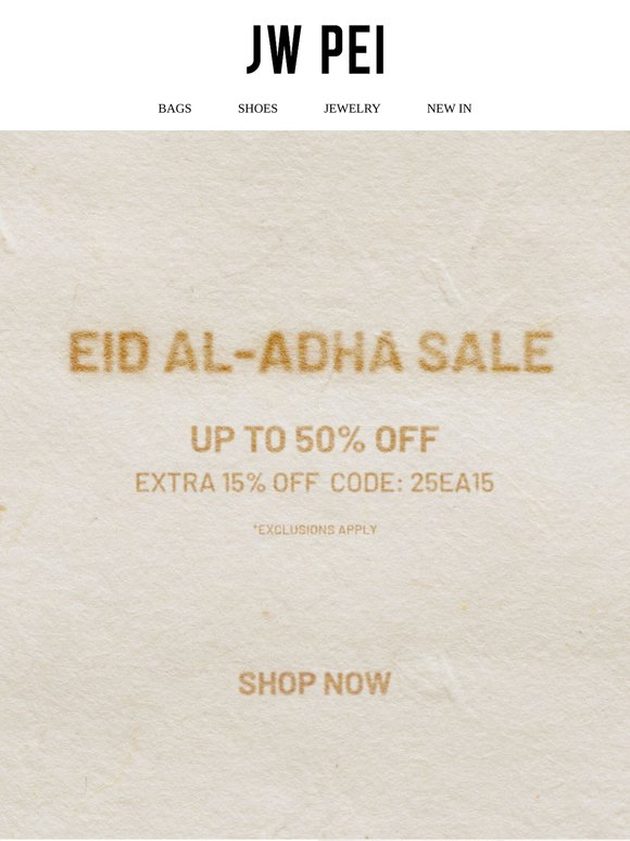 Up To 50% Off🎁Eid al-Adha Sale Starts Now