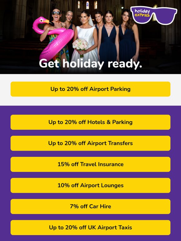 Your Airport Parking discount is inside