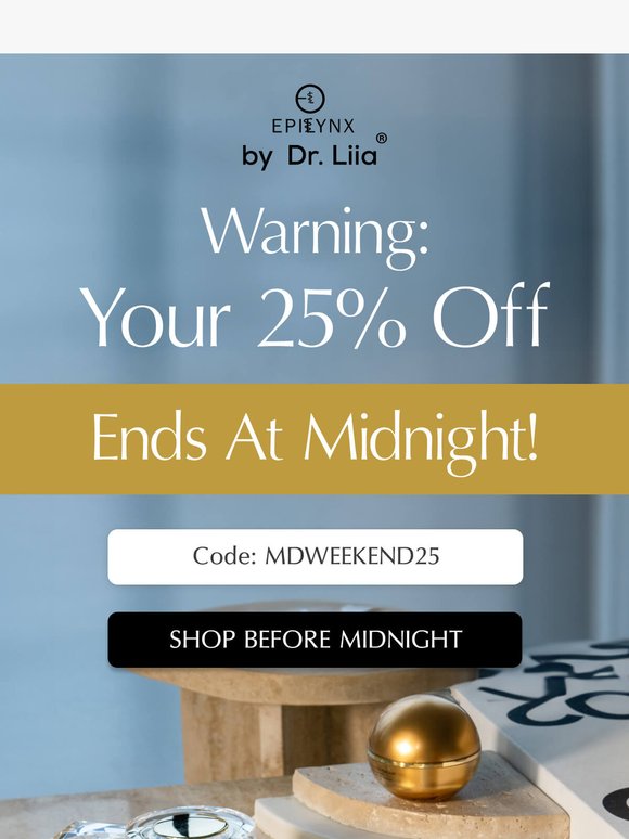 If You Still Want 25% Off… ⚠️