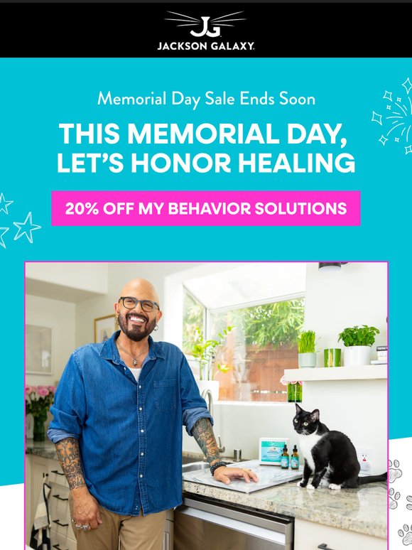 Memorial Day Sale 💫 20% Off Ends Soon