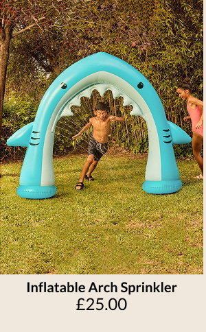 Inflatable arch sprinkler twenty five pounds. 