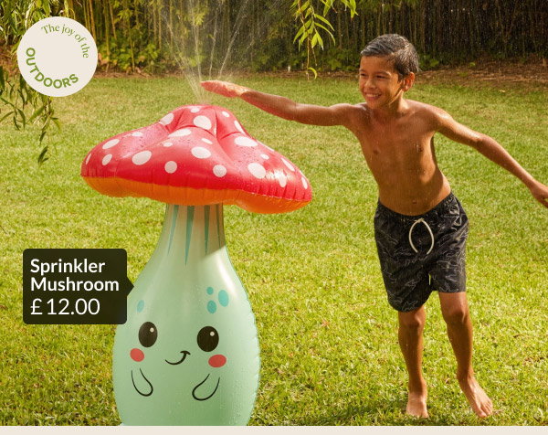 Sprinkler mushroom twelve pounds.