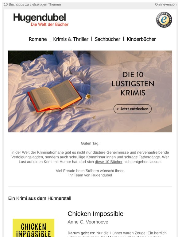 Guten Tag, die 10 lustigsten Krimis 🕵️