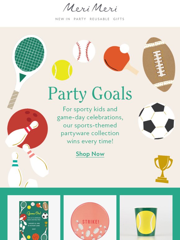 Throw A Sports-Themed Party! ⚽ 🎾