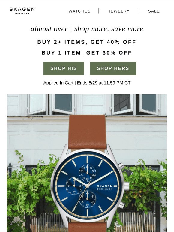 sale ends soon.