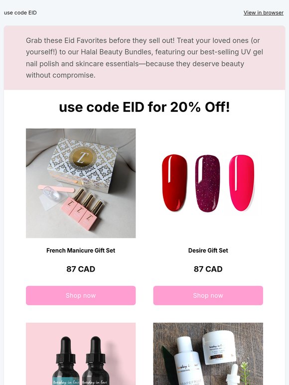 Eid Gifts Made Simple! 🎁✨ 20% OFF Storewide 😍
