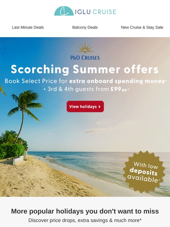 P&O Cruises' Summer Sale is on