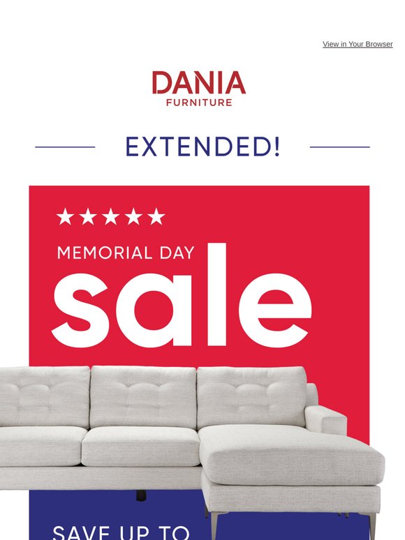 EXTENDED | Memorial Day Sale