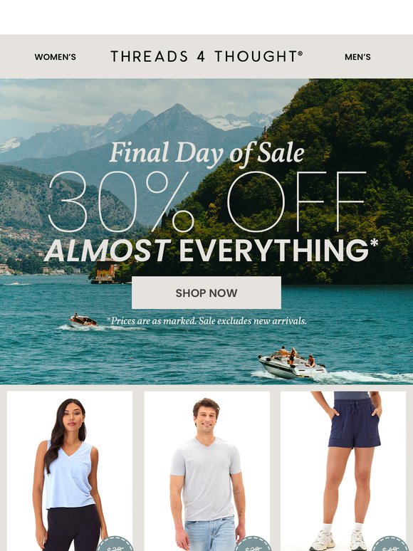 Last Call: 30% Off Ends Tonight!