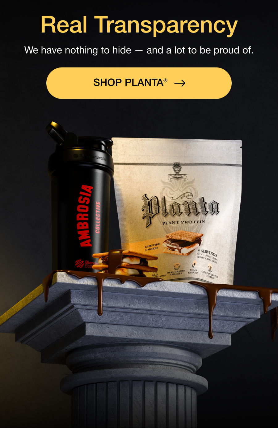 Real transparency - We have nothing to hide — and a lot to be proud of. - Click to shop Planta®