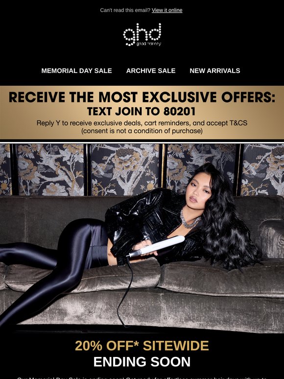 20% off* Sitewide Ending Soon!