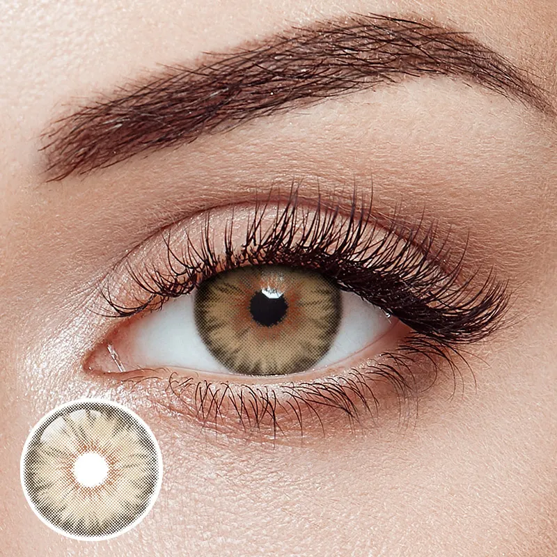 Siri Brown Prescription Yearly Contact Lenses