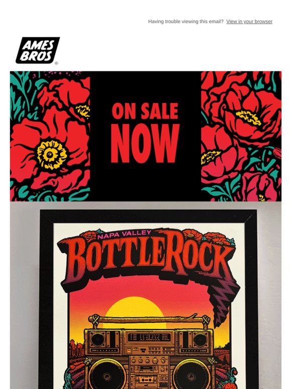 2025 BOTTLEROCK FESTIVAL POSTERS