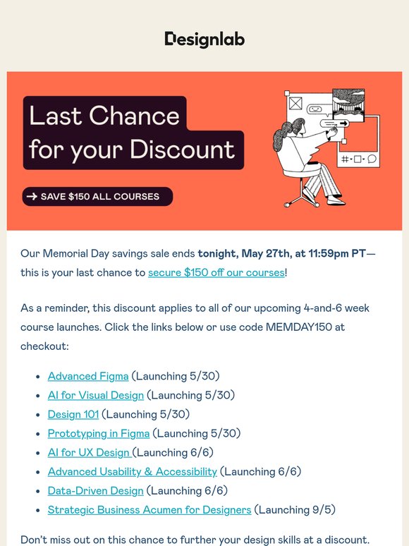 🚨 Last call for $150 off