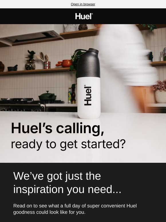 Your Huel journey starts here 👉