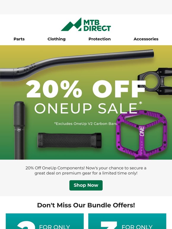 REMINDER: 20% Off OneUp Inside!