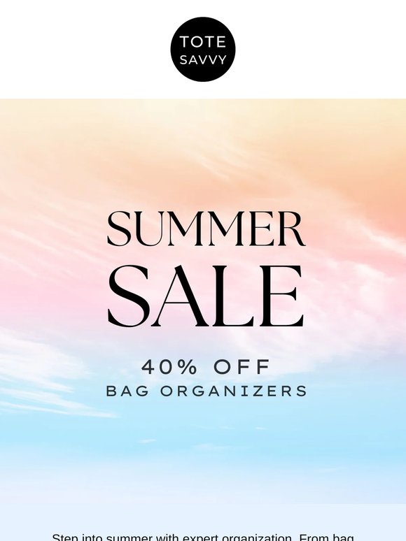 Last Day to Shop! 40% Off Organizers