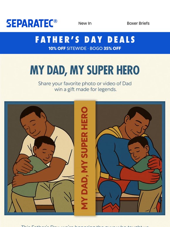 Win Dad some underwear. It’s better than another mug.
