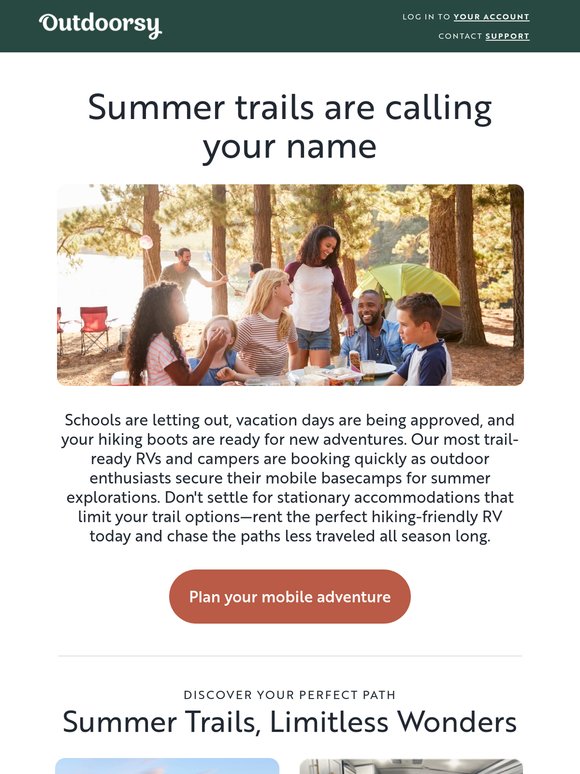 🚐 Access more trails this summer with your home on wheels