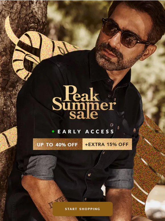 Member-first entry: Peak Summer Sale starts NOW ✨