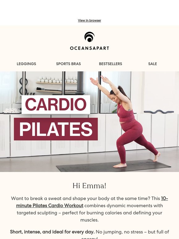 10 minutes that really make a difference – Cardio meets Pilates 🔥