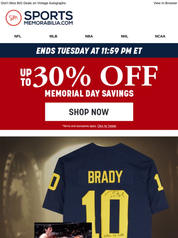 ONE LAST DAY! 30% Off- Memorial Day Sale!