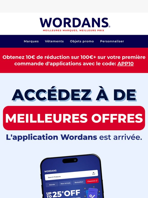 Wordans Maintenant dans Votre Poche 📱
